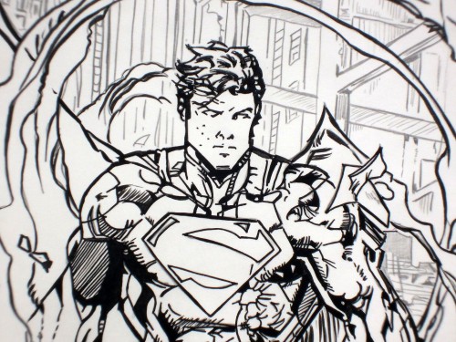 Superman - Encré - Jim Lee