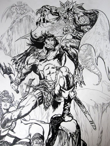 Conan le Barbare - Pablo Marcos - Encrage 2014