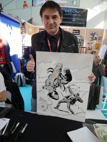 Goran PARLOV et ma repro Hulk vs Punisher