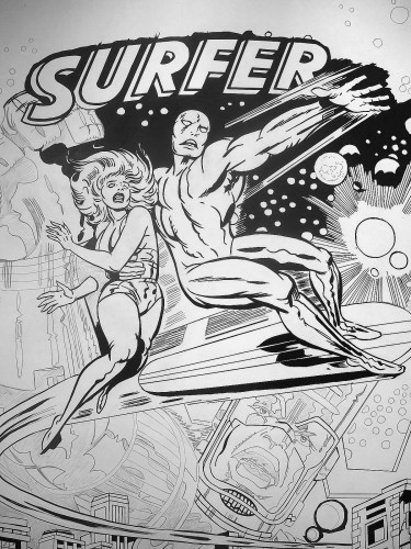 Silver Surfer - Jack Kirby - Encrage en cours