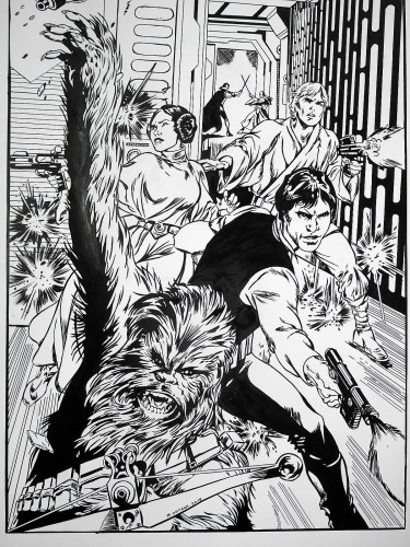 Star Wars 1977 - Alan Davis -  encré