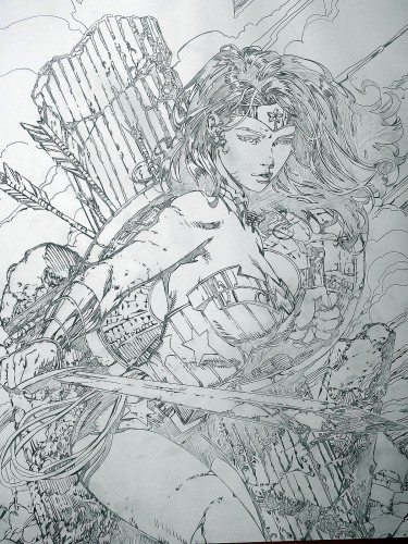 Wonder Woman - crayonné